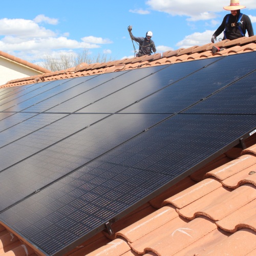 Rooftop solar installation in Tucson by Saguaro Solar
